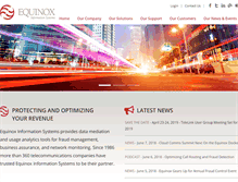 Tablet Screenshot of equinoxis.com